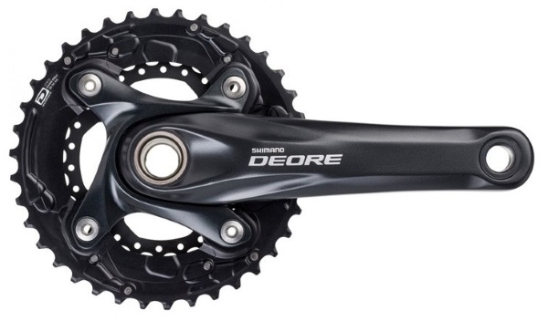 POGON SHIMANO DEORE FC-M615-L, 38X24T, KURBLA 175MM, 10 BRZINA, 2-PCS FC, W/O CG, CHAINCASE NOT COMPATIBLE, INCL. BB, BLACK, IND.PACK 1 POGON SHIMANO DEORE FC-M615-L, 38X24T, KURBLA 175MM, 10 BRZINA, 2-PCS FC, W/O CG, CHAINCASE NOT COMPATIBLE, INCL. BB, BLACK, IND.PACK