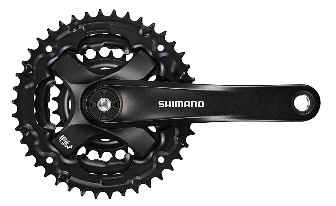 POGON SHIMANO FC-TY501, 6/7/8-BRZINA, KURBLA 175MM, 42X34X24T W/O CG, W/CRANK FIXING BOLT, BLACK, IND.PACK 1 POGON SHIMANO FC-TY501, 6/7/8-BRZINA, KURBLA 175MM, 42X34X24T W/O CG, W/CRANK FIXING BOLT, BLACK, IND.PACK