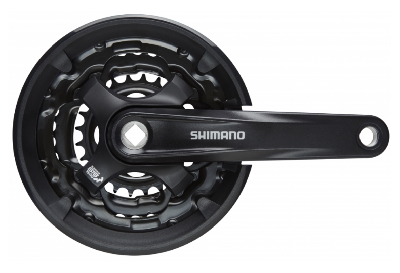 POGON SHIMANO TOURNEY FC-TY701, 48X38X28 (BLACK/BLACK/BLACK), KURBLA 175MM, FOR REAR 6/7/8 BRZINA, CG, CRANK FIXING BOLT, BLACK, IND.PACK 1 POGON SHIMANO TOURNEY FC-TY701, 48X38X28 (BLACK/BLACK/BLACK), KURBLA 175MM, FOR REAR 6/7/8 BRZINA, CG, CRANK FIXING BOLT, BLACK, IND.PACK