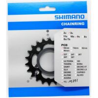 LANČANIK SHIMANO FC-M391 22T BLACK & CHAIN PROTECTOR