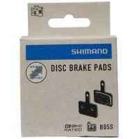 PLOČICE ZA DISK SHIMANO RESIN PAD W/O FIN (B05S-RX), PAD SPRING, W/3 TYPES OF SPLIT PIN, 1 PAIR, IND.PACK