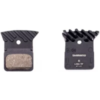 PLOČICE ZA DISK SHIMANO RESIN PAD W/ FIN (L05A-RF), PAD SPRING, 1 PAIR, IND.PACK