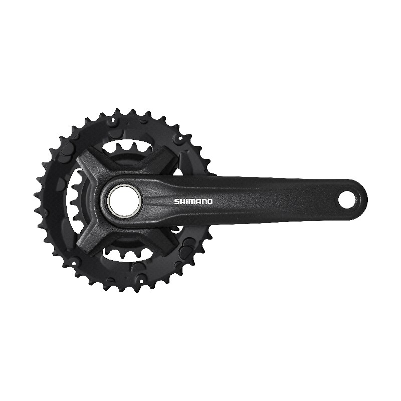 POGON SHIMANO FC-MT210-2, FOR REAR 9-SPEED, 2-PCS FC, 170MM, 36-22T W/O CG, W/O BB PARTS, FOR CHAIN LINE 48.8MM, BLACK, IND.PACK 1 POGON SHIMANO FC-MT210-2, FOR REAR 9-SPEED, 2-PCS FC, 170MM, 36-22T W/O CG, W/O BB PARTS, FOR CHAIN LINE 48.8MM, BLACK, IND.PACK