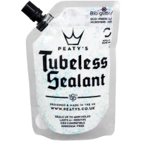 Peaty's Holeshot BioFibre Tubeless Tire Sealant 120ml Trail Pouch