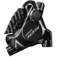 HIDRAULIČNA DISK KOČNICA SHIMANO BR-R7170, 105, REAR, FLAT MOUNT, W/FIXING BOLT FOR MOUNT THICKNESS 25MM, W/O ADAPTER, W/L05A RESIN PAD(W/FIN), BLACK, IND.PACK