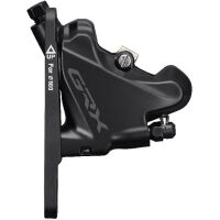 HIDRAULIČNA DISK KOČNICA SHIMANO BR-RX400, GRX, FRONT, FLAT MOUNT, W/BRACKET FOR 140/160MM ROTOR(ASSEMBLED FOR 160), W/L05A-RF RESIN PAD(W/FIN), IND.PACK