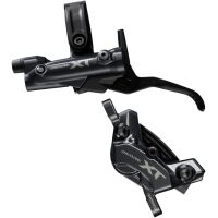 KOČNICA SHIMANO DEORE XT, BL-M8200(R), BR-M8220(R), W/O ADAPTER, RESIN PAD(W/FIN), 1700MM HOSE(SM-BH90-SBM BLACK), W/CONNECTER INSERT, IND.PACK