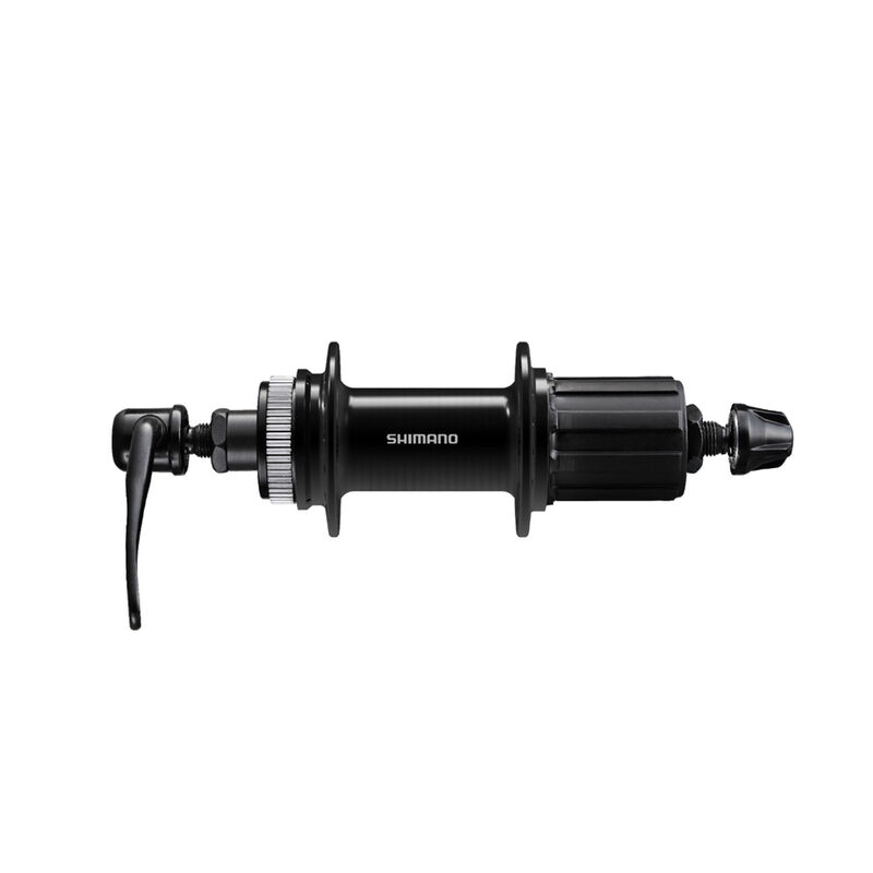 NABLA ZADNJA SHIMANO FH-QC400-HM; CENTER LOCK DISC(W/O LOCK RING) 36H OLD:135MM QR:173MM(BLACK); BLACK; W/ROTOR MOUNT COVER; IND.PACK 1 NABLA ZADNJA SHIMANO FH-QC400-HM; CENTER LOCK DISC(W/O LOCK RING) 36H OLD:135MM QR:173MM(BLACK); BLACK; W/ROTOR MOUNT COVER; IND.PACK
